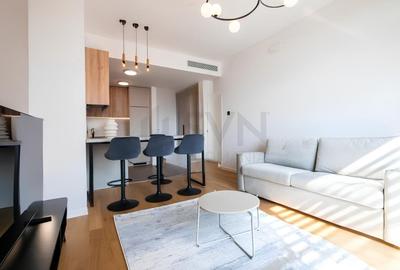 Apartament cu 2 camere semidecomandat, mobilat în Floreasca