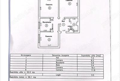 Apartament cu 3 camere decomandat în Olimpia-Stadion - 3