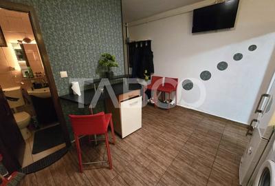 Garsoniera decomandata 28 mp utili mobilata utilata zona Tilisca Sibiu - 9