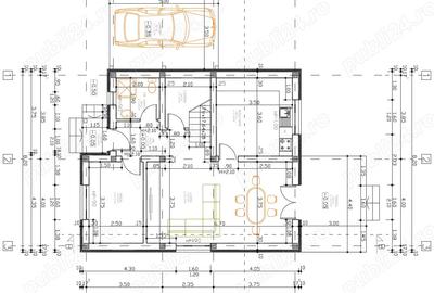 Proprietar . Casa individuala P+1Etaj. 3 Dormitoare. 1 Birou. 3 Bai. Bucatarie Inchisa. CarPort - 8