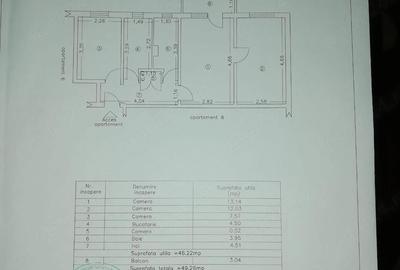 Apartament cu 3 camere semidecomandat în Inel II
