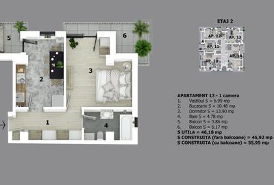 Garsoniera Complex Etalon 3 | Preturi promotionale | Finisaje la alegere | - 14