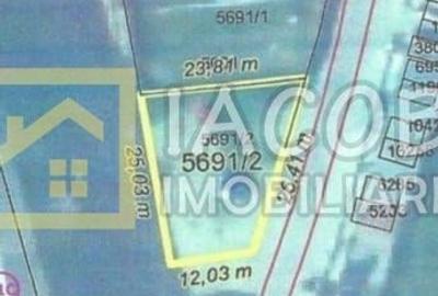 Teren Construcții intravilan de 442 mp, în Cornișa - 2