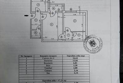 Apartament cu 2 camere semidecomandat în Lujerului - 9
