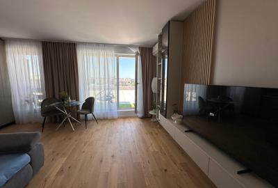 Apartament cu terasă 100mp in Trio Bridge View,parcare inclusă ,totul nou - 5