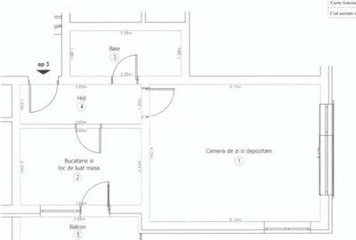 Garsonieră de Vânzare | Parcare | 42 mp | Tractorul - 7