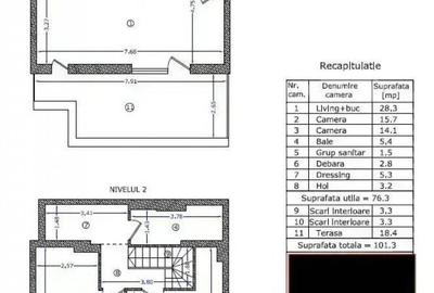 Apartament cu 3 camere decomandat în Central - 1