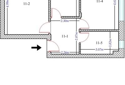 Apartament cu 2 camere decomandat, mobilat în Theodor Pallady