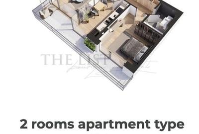 Apartament cu 2 camere decomandat în Pipera - 2