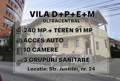 Vila D+P+E+M + Spatii Comerciale, Ultracentral pe Justitiei |VIDEO - 1