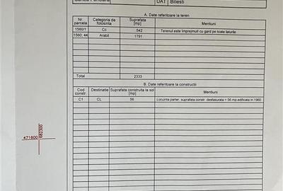 Teren Construcții intravilan de 2333 mp, în Biliești - 2