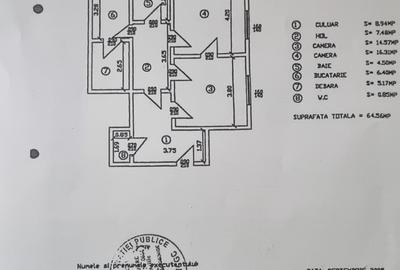 Apartament cu 2 camere decomandat în Știrbei Vodă