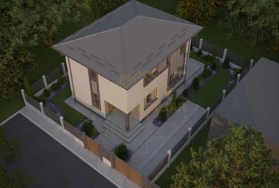 VILA INDIVIDUALA P+1- teren 250mp - 3