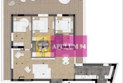 Apartament 120mp cu terasa panoramica | Strada Licurg, ... - 2