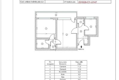 Apartament cu 2 camere semidecomandat în Domenii - 9