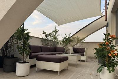 Penthouse cu 3 camere semidecomandat, mobilat în Timpuri Noi - 1