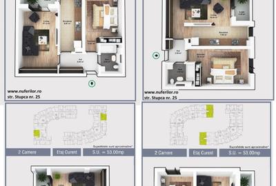 Apartament 2 camere BD Uveturii 53 mp parter inalt - 14