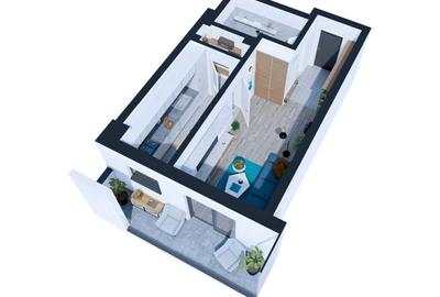 Garsonieră decomandată în Nicolina - 2