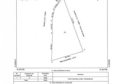 Corbeanca Teren 3546 mp - liziera padure - utilitati - 2