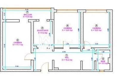 Apartament 3 camere | 70MPU | Mihai Viteazu - 7