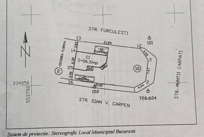 Teren 345 mp ,triplă deschidere,  Rahova Sector 5 ,București Teren 345 mp ,triplă deschidere,  Rahova Sector 5 ,București - 2