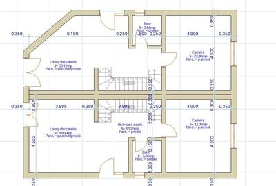 Casa tip duplex, semifinisat, 120 mp utili, 150 mp teren, zona Fagului - 3