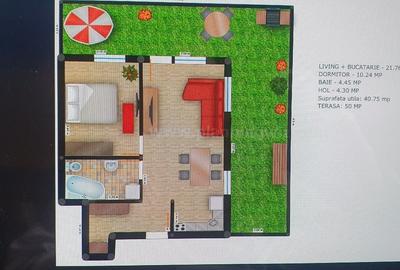 Apartament cu 2 camere decomandat în Chitila - 16
