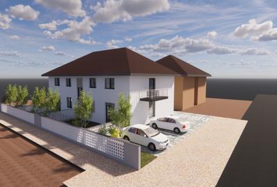 Teren cu autorizație pentru 4 apartamente   Dumbrăvița, Strada Terra