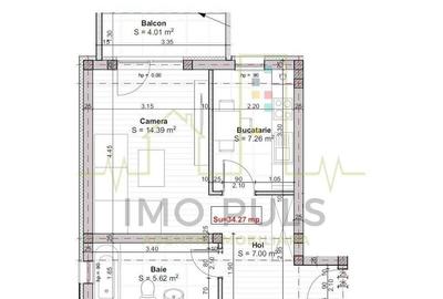 O camera in bloc nou 2025. Spatiu mare in pod si placa de beton - 5