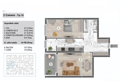 Apartament 2 camere-80mp-Imobil 3 etaje-Parc Tineretului-Metrou Eroii Revolutiei - 9
