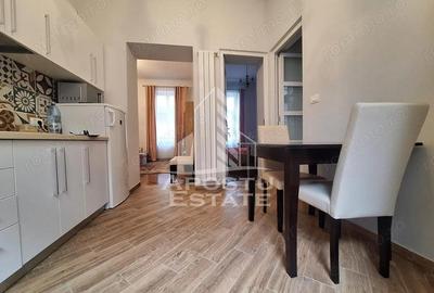 Apartament cu 2 camere semidecomandat, mobilat în Ultracentral