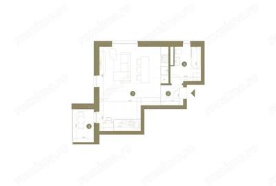 Apartament cu 1,5 camere in zona Parneava - 5