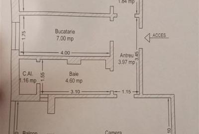 Apartament 2 camere. Zona Aurel Vlaicu. - 1