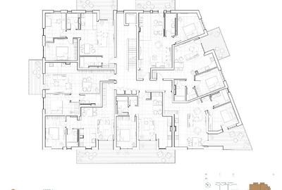 Apartament cu 2 camere semidecomandat, mobilat în Mehala - 3