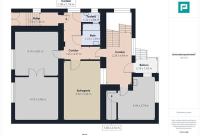 Casă cu 5 camere cu Teren 360 Mp în Romanilor - 2