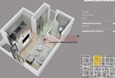 Garsonieră decomandată în Central - 4