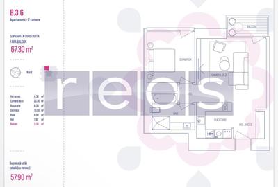 Apartament cu 2 camere semidecomandat în Barbu Văcărescu - 17