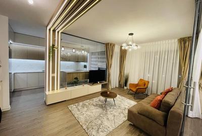 Apartament cu 2 camere semidecomandat, mobilat în Pipera