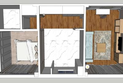 Apartament cu 2 camere decomandat în Central - 2