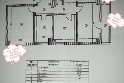 Apartament cu 3 camere decomandat în Dorobanți - 3