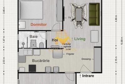 3 Camere Semidecomandate,Central,Horea,BT Arena,Facultatea de litere. - 9