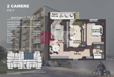 Apartament de vanzare 2 camere Beceni, Grand Arena - 3