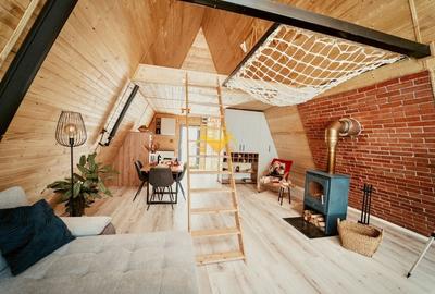 Afacere la cheie! Minicomplex 2 cabane A-frame, teren 1250mp, Vladeasa - 5