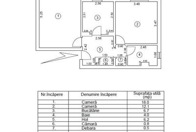 Apartament cu 4 camere decomandat în Piața Centrală - 7
