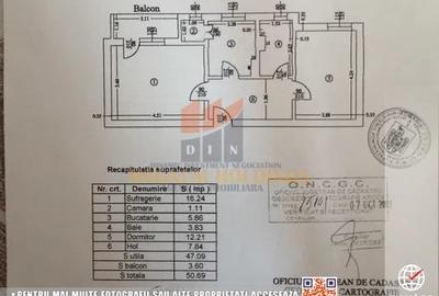 Apartament cf. 1, 2 camere, Trivale, et. 3, cu balcon - 8