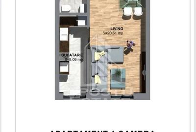 Garsonieră semidecomandată în Torontalului - 4