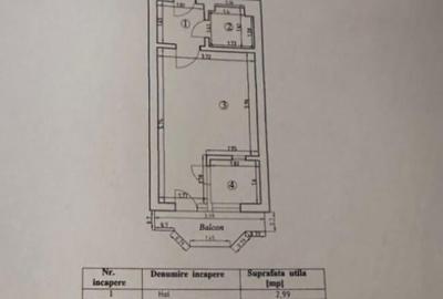 Garsoniera confort 1 , zona Artego str. Ciocarlau - 2