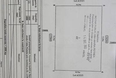 Teren intravilan in Galati, str. Macului, sup. 2077 mp - 70 euro/mp - 3