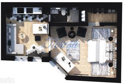 Apartament cu 2 camere semidecomandat în Central - 3
