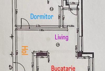 Apartament cu 2 camere decomandat în Florești - 2